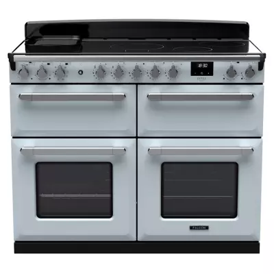 Cuisini�re 110cm Falcon Estel Deluxe Bleu pastel / Chrome ESDLB110EIPMSB/CM-E1 4 fours / 5 foyers induction