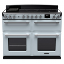 Cuisinière 110cm Falcon Estel Deluxe Bleu pastel / Chrome ESDLB110EIPMSB/CM-E1 4 fours / 5 foyers induction