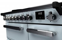 Cuisinière 110cm Falcon Estel Deluxe Bleu pastel / Chrome ESDLO110EIPMSB/CM-E1 3 fours / 5 foyers induction