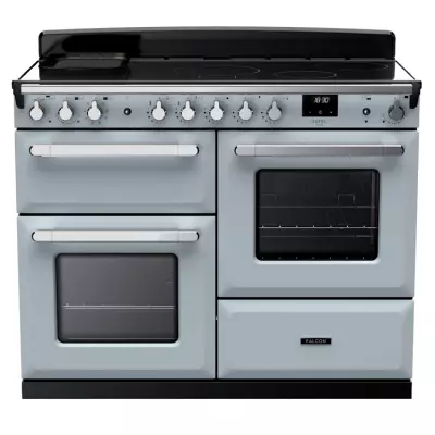 Cuisini�re 110cm Falcon Estel Deluxe Bleu pastel / Chrome ESDLO110EIPMSB/CM-E1 3 fours / 5 foyers induction