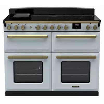 Cuisini�re 110cm Falcon Estel Deluxe Bleu pastel / laiton antique ESDLB110EIPMSB/AB-E1 4 fours / 5 foyers induction
