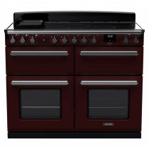 Cuisinière 110cm Falcon Estel Deluxe Bordeaux / Chromé ESDLB110EIPBOR/CM-E1 4 fours / 5 foyers induction