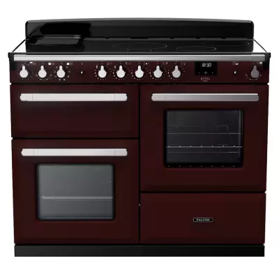 Cuisini�re 110cm Falcon Estel Deluxe Bordeaux / Chrom� ESDLO110EIPBOR/CM-E1 3 fours / 5 foyers induction
