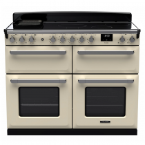 Cuisinière 110cm Falcon Estel Deluxe Crème pastel / Chrome ESDLB110EIPPCR/CM-E1 4 fours / 5 foyers induction
