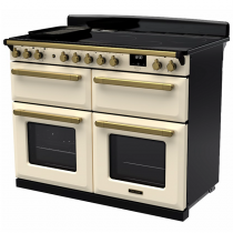 Cuisinière 110cm Falcon Estel Deluxe Crème pastel / laiton antique ESDLB110EIPPCR/AB-E1 4 fours / 5 foyers induction