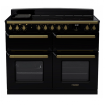 Cuisinière 110cm Falcon Estel Deluxe Noir laiton antique ESDLB110EIPGBL/AB-E1 4 fours / 5 foyers induction