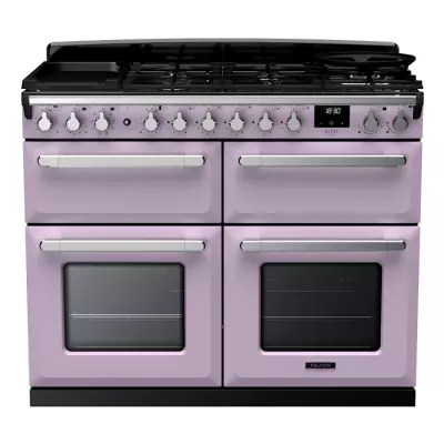 Cuisini�re 110cm Falcon Estel Deluxe Parme / Chrom� ESDLB110DFPHTH/CM-E1 4 fours �lectriques / 5 foyers gaz + 2 vitro