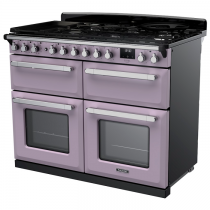 Cuisinière 110cm Falcon Estel Deluxe Parme / Chromé ESDLB110DFPHTH/CM-E1 4 fours électriques / 5 foyers gaz + 2 vitro