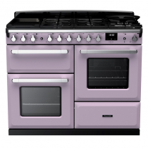 Cuisinière 110cm Falcon Estel Deluxe Parme / Chromé ESDLO110DFPHTH/CM-E1 3 fours / 5 gaz + 2 vitro