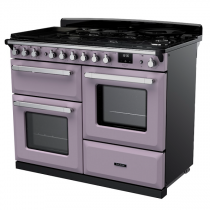 Cuisinière 110cm Falcon Estel Deluxe Parme / Chromé ESDLO110DFPHTH/CM-E1 3 fours / 5 gaz + 2 vitro