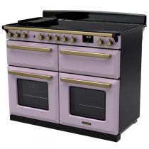 Cuisinière 110cm Falcon Estel Deluxe Parme / laiton antique ESDLB110EIPHTH/AB-E1 4 fours / 5 foyers induction