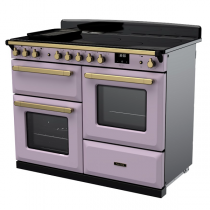 Cuisinière 110cm Falcon Estel Deluxe Parme / Laiton antique ESDLO110EIPHTH/AB-E1 3 fours / 5 foyers induction