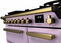 Cuisinière 110cm Falcon Estel Deluxe Parme / Laiton antique ESDLO110EIPHTH/AB-E1 3 fours / 5 foyers induction