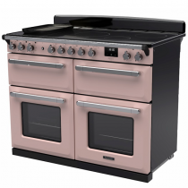 Cuisinière 110cm Falcon Estel Deluxe Rose pastel / Chrome ESDLB110EIPPPK/CM-E1 4 fours / 5 foyers induction