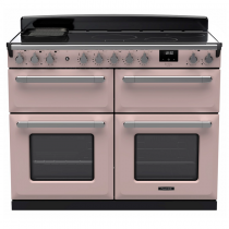 Cuisinière 110cm Falcon Estel Deluxe Rose pastel / Chrome ESDLB110EIPPPK/CM-E1 4 fours / 5 foyers induction