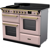 Cuisinière 110cm Falcon Estel Deluxe Rose pastel / Laiton antique ESDLO110EIPPPK/AB-E1 3 fours / 5 foyers induction