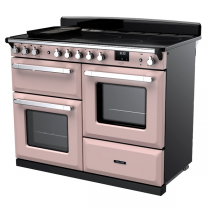 Cuisinière 110cm Falcon Estel Deluxe Rose pastel / Laiton antique ESDLO110EIPPPK/AB-E1 3 fours / 5 foyers induction