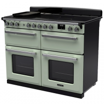 Cuisinière 110cm Falcon Estel Deluxe Vert pastel / Chrome ESDLB110EIPMNT/CM-E1 4 fours / 5 foyers induction