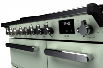 Cuisinière 110cm Falcon Estel Deluxe Vert pastel / Chrome ESDLB110EIPMNT/CM-E1 4 fours / 5 foyers induction