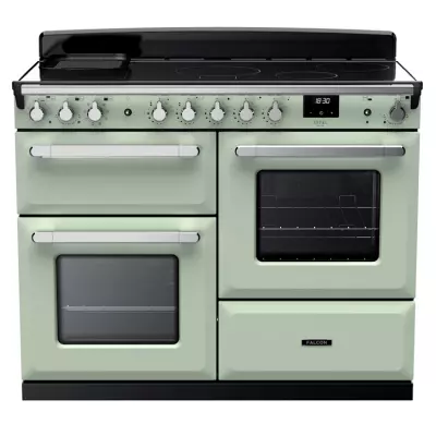 Cuisini�re 110cm Falcon Estel Deluxe Vert pastel / Chrome ESDLO110EIPMNT/CM-E1 3 fours / 5 foyers induction
