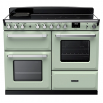 Cuisinière 110cm Falcon Estel Deluxe Vert pastel / Chrome ESDLO110EIPMNT/CM-E1 3 fours / 5 foyers induction