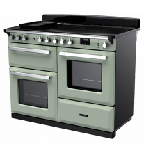 Cuisinière 110cm Falcon Estel Deluxe Vert pastel / Chrome ESDLO110EIPMNT/CM-E1 3 fours / 5 foyers induction