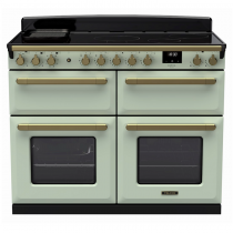 Cuisinière 110cm Falcon Estel Deluxe Vert pastel / laiton antique ESDLB110EIPMNT/AB-E1 4 fours / 5 foyers induction