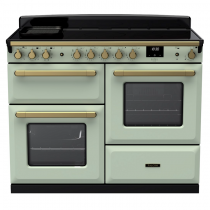 Cuisinière 110cm Falcon Estel Deluxe Vert pastel / Laiton antique ESDLO110EIPMNT/AB-E1 3 fours / 5 foyers induction