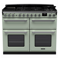 Cuisinière 110cm Falcon Estel Vert pastel / Chrome ESDLB110DFPMNT/CM-E1 4 fours / 5 foyers gaz + 2 vitro