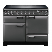 Cuisinière 110cm Falcon Leckford Deluxe Ardoise / Chromé LKD110EISL/C-EU 2 fours électriques + 1 grill / 5 foyers induction