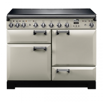 Cuisinière 110cm Falcon Leckford Deluxe Ivoire / Chromé LKD110EIIV/C-EU 2 fours électriques + 1 grill / 5 foyers induction