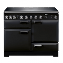 Cuisinière 110cm Falcon Leckford Deluxe Noir / Chromé LKD110EIBL/C-EU 2 fours électriques + 1 grill / 5 foyers induction