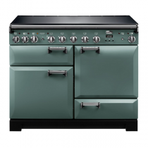 Cuisinière 110cm Falcon Leckford Deluxe Vert Minéral / Chromé LKD110EIMG/C-EU 2 fours électriques + 1 grill / 5 foyers induction