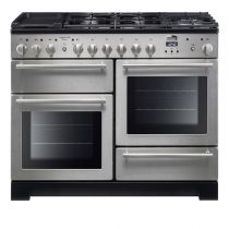 Cuisinière 110cm Falcon Longstock Deluxe Inox LSKD110DFSS/-FRA 3 fours électriques / 5 foyers gaz + 2 vitro