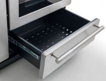 Cuisinière 110cm Falcon Longstock Deluxe Inox LSKD110DFSS/-FRA 3 fours électriques / 5 foyers gaz + 2 vitro