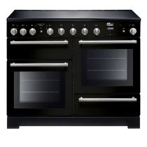 Cuisinière 110cm Falcon Longstock Deluxe Noir LSKD110EIBL/-FRA 3 fours électriques / 5 foyers induction