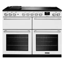 Cuisini&egrave;re 110cm Falcon Nexus Blanc Chrom&eacute; NEXB110EIPWHT/CM-E1 3 fours &eacute;lectriques / 5 foyers induction