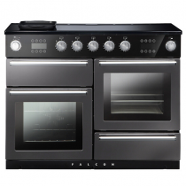 Cuisinière 110cm Falcon Nexus Gris ardoise Chromé NEX110SOEISL/C-EU 2 fours électriques + 1 vapeur / 5 foyers induction