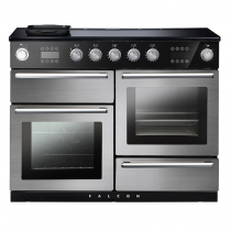 Cuisinière 110cm Falcon Nexus Inox Chromé NEX110SOEISS/C-EU 2 fours électriques + 1 vapeur / 5 foyers induction