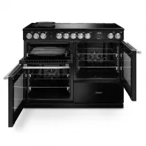 Cuisini&egrave;re 110cm Falcon Nexus Noir Chrom&eacute; NEXO110EIPGBL/CM-E1 3 fours &eacute;lectriques / 5 foyers induction