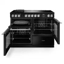 Cuisini&egrave;re 110cm Falcon Nexus Noir Chrom&eacute; NEXO110EIPGBL/CM-E1 3 fours &eacute;lectriques / 5 foyers induction