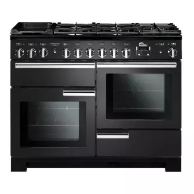 Cuisini�re 110cm Falcon Professional Deluxe Charbon PDL100DFCB/C-EU 3 fours �lectriques / 5 foyers gaz + 2 vitroc�ramique