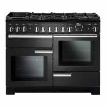 Cuisinière 110cm Falcon Professional Deluxe Charbon PDL100DFCB/C-EU 3 fours électriques / 5 foyers gaz + 2 vitrocéramique