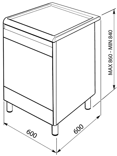 Four à gaz - CHATELAINE - GODIN export - encastrable / à pyrolyse /  multifonction