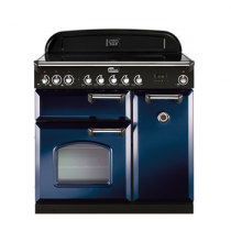 Cuisinière 90cm Falcon Classic Deluxe Bleu Roi Chromé CDL90EIRB/C-EU 3 fours électriques / 5 foyers induction