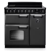 Cuisini&egrave;re 90cm Falcon Classic Deluxe NGC Ardoise chrom&eacute; CLDL90EIPSLT/CM-E1 3 fours &eacute;lectriques / 5 foyers induction