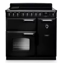 Cuisini&egrave;re 90cm Falcon Classic Deluxe NGC Noir chrom&eacute; CLDL90EIPGBL/CM-E1 3 fours &eacute;lectriques / 5 foyers induction