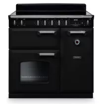 Cuisini&egrave;re 90cm Falcon Classic NGC Noir Chrom&eacute; CL90EIPGBL/CM-E1 3 fours &eacute;lectriques / 5 foyers induction