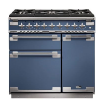 Cuisinière 90cm Falcon Elise 90 Roche bleue ELS90DFSB/-EU 3 fours électriques / 6 foyers gaz