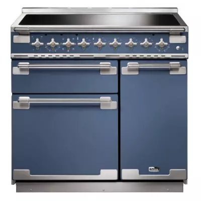 Cuisini�re 90cm Falcon Elise 90 Roche bleue ELS90EISB/-EU 3 fours �lectriques / 5 foyers induction